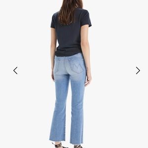 The Hustler Ankle Fray Mother Denim, Color: Au Revior, Size: 27